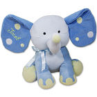 Embroidered Blue Polka Dot Elephant - 14